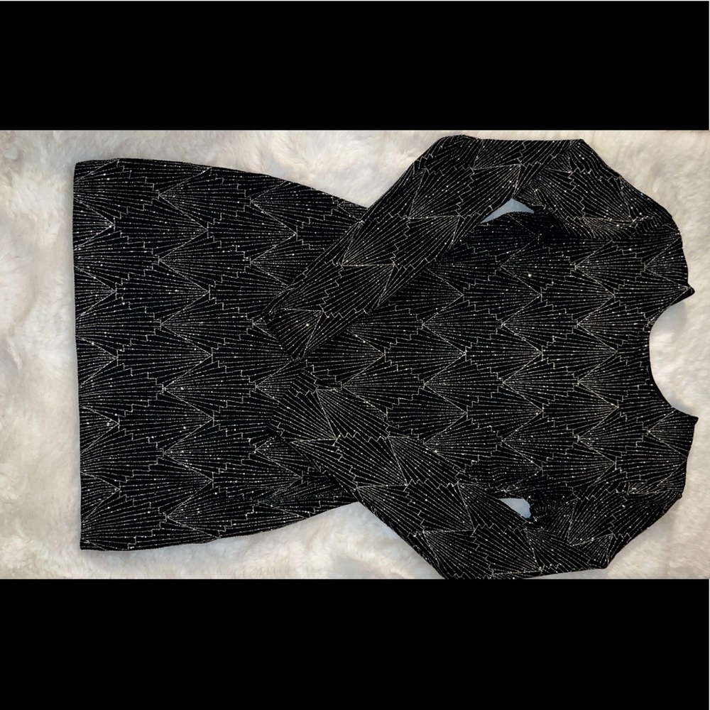 mini long sleeve New Years dress 🖤